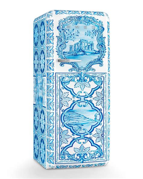 luxury chilled dolce gabbana refriderator|smeg dolce fridge.